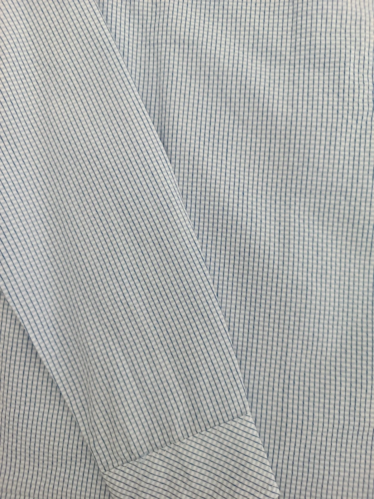 Chemise à carreaux bleue et blanche de Benetton - 6/7 ans – photo 11